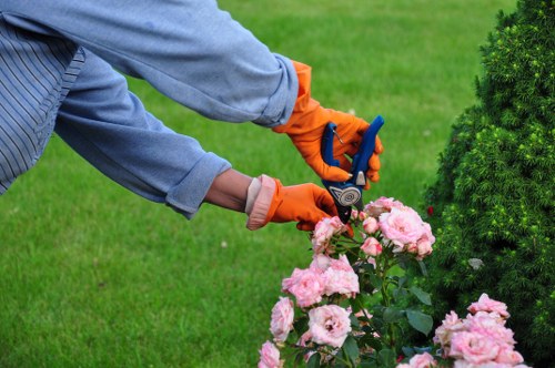 Professional preparation for porcelain paving installation in Sanderstead